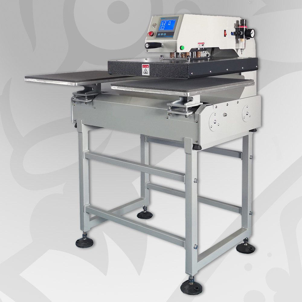 Professional_pneumatic_double_station_heat_press_with_lasers_and_stand